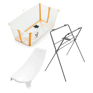 Pack bañera plegable flexi bath Stokke + soporte + asiento