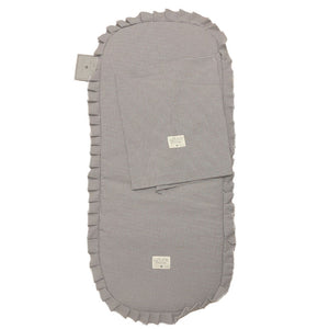 Kit base capazo con volante y muselina Uzturre