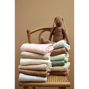 Pack 2 muselinas grandes lavadas 120 x 120 cm Meyco Baby