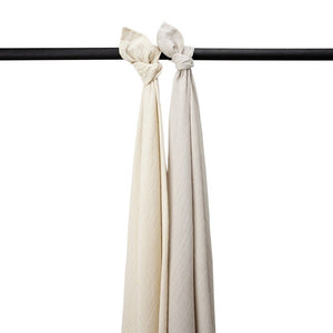 Pack 2 muselinas grandes lavadas 120 x 120 cm Meyco Baby