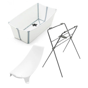 Pack bañera plegable flexi bath Stokke + soporte + asiento
