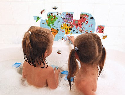 Mapa del mundo de baño Janod