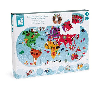 Mapa del mundo de baño Janod