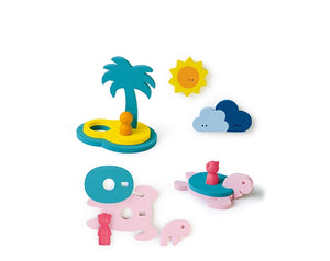 Puzzle de baño isla del tesoro Quut