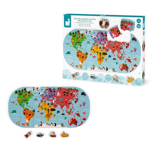 Mapa del mundo de baño Janod