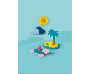 Puzzle de baño isla del tesoro Quut