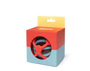 Set de 2 mordedores sensoriales naranja y azul Little L