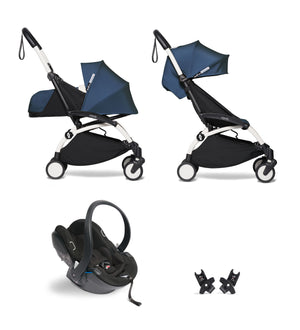 Pack Carrito Stokke YOYO3 Duo + Cybex Cloud T I-Size (Comfort) + Adaptadores Stokke YOYO