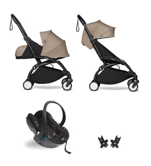 Pack Carrito Stokke YOYO3 Duo + Cybex Cloud T I-Size (Comfort) + Adaptadores Stokke YOYO