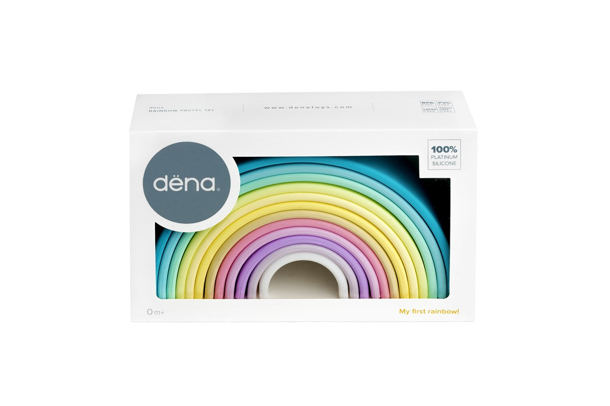 Arco iris de 12 piezas en colores pastel Dëna