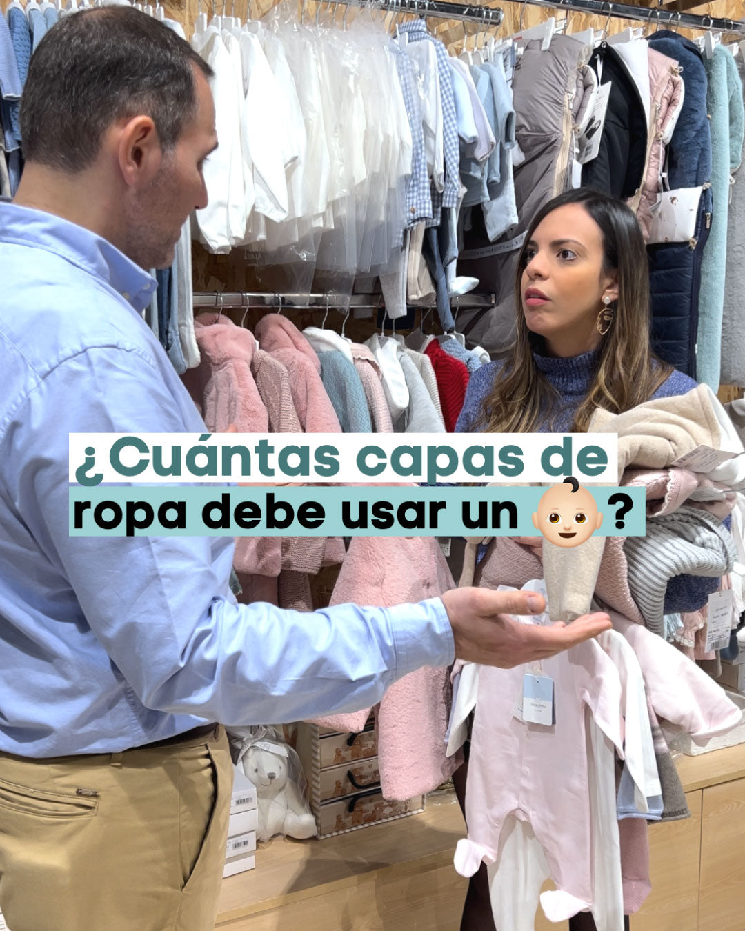 ¿Cuántas capas de ropa debe usar tu bebé?