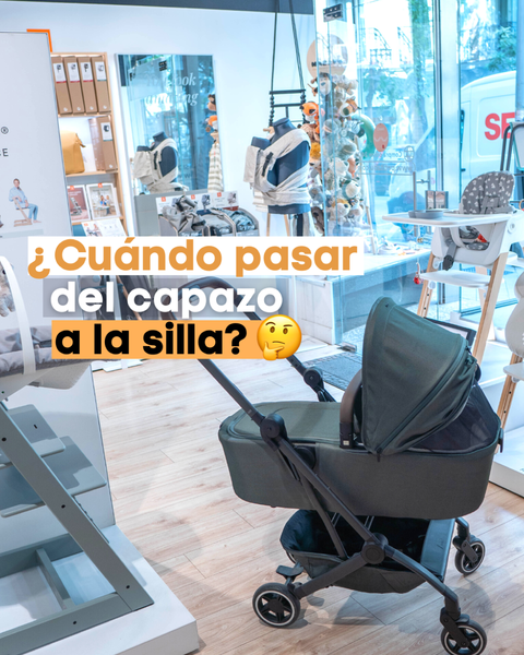 ¿Cuándo cambiar del capazo a la silla de paseo?