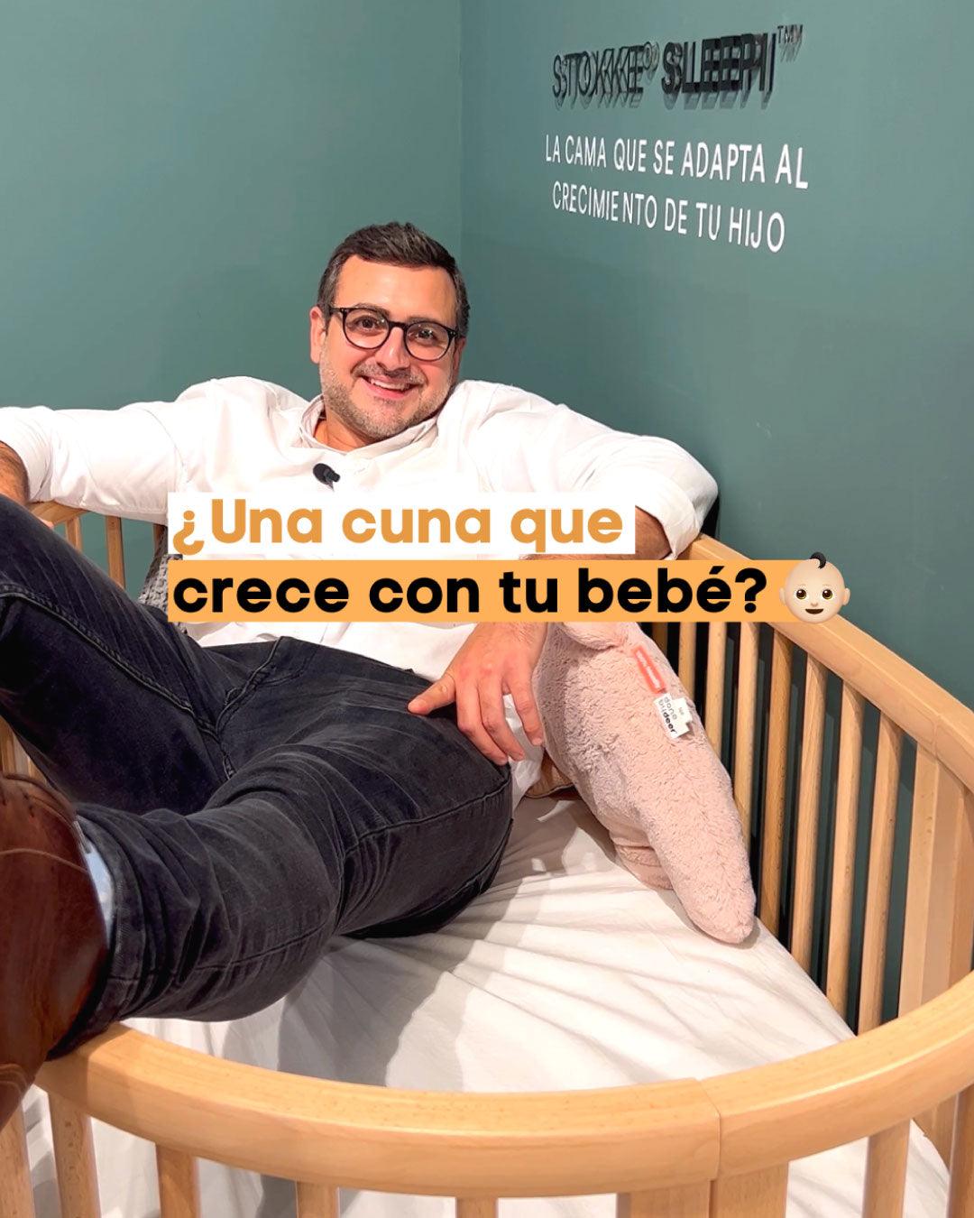 Stokke Sleepy, la cuna que crece con tu bebé.