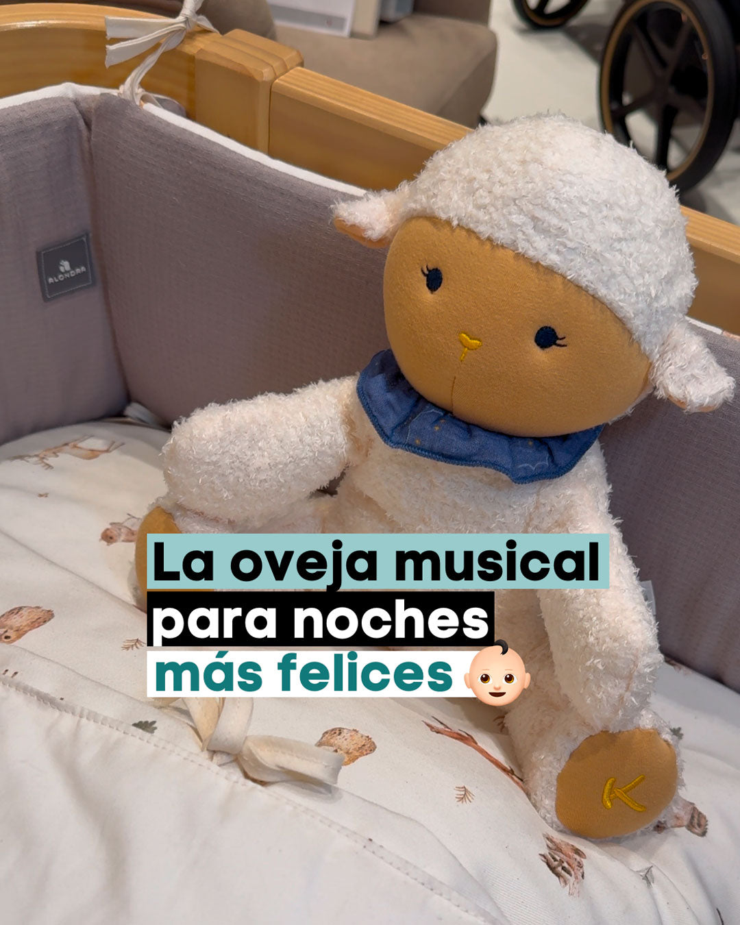 Dulces Sueños: ¿Cómo Este Peluche Musical de Oveja Ayuda a Relajar a tu Peque?
