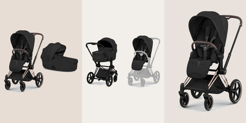 Comparativa de configuraciones CYBEX Priam Style y Comfort 2026