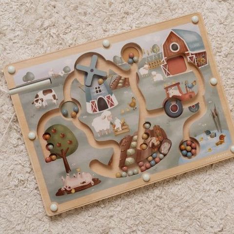 Laberinto Magnético Multicolor "Little Farm" Little Dutch