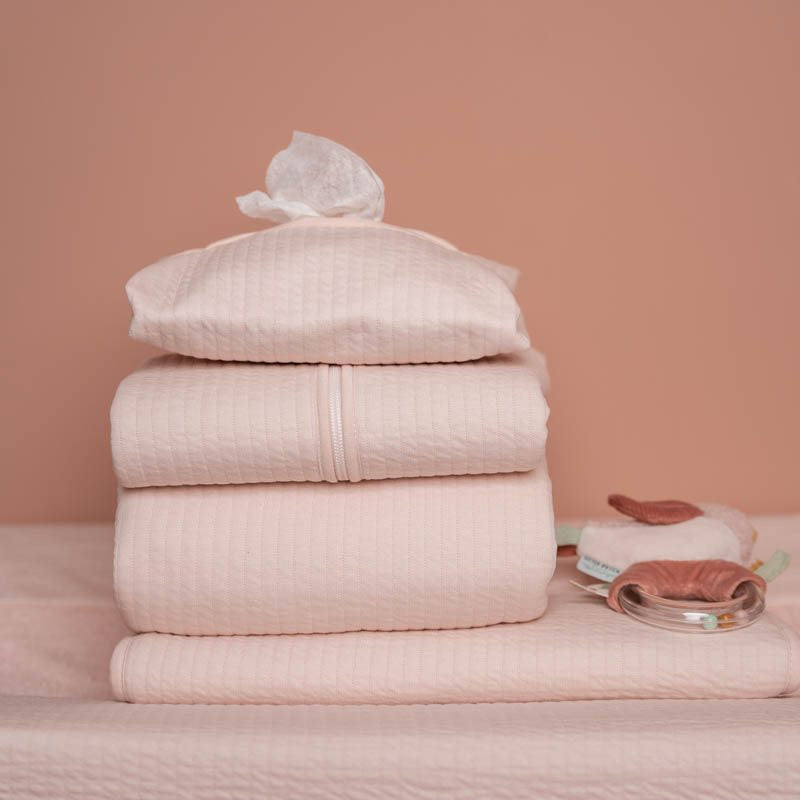 Saco de dormir de verano de algodón 90 cm Pure Soft Pink