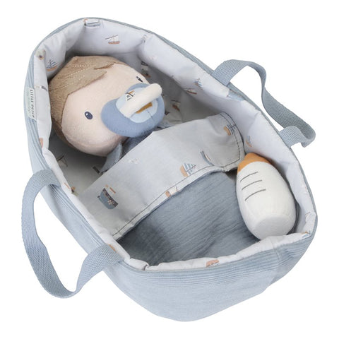 Muñeco bebé Jim sailors bay azul Little Dutch