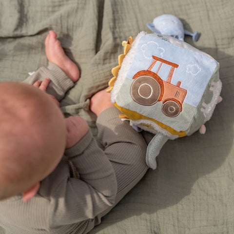 Cubo blandito de actividades Little Farm Little Dutch