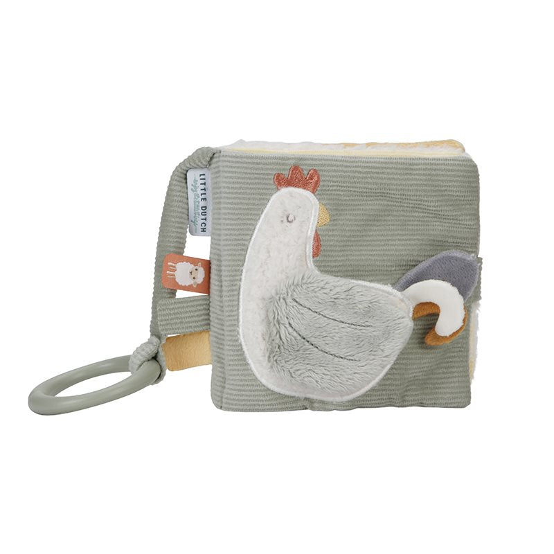 Librito blando actividades con anilla Little Farm Little Dutch