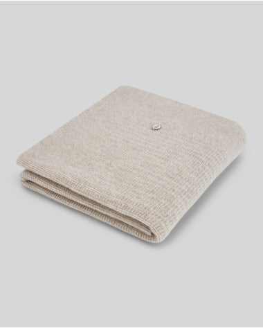 Manta lana cashmere laminada Essentia Paz Rodríguez