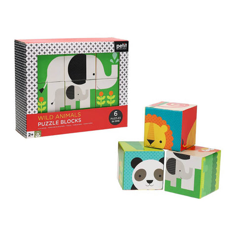 Puzzle de Bloques – ANIMALES SALVAJES (PTC516)