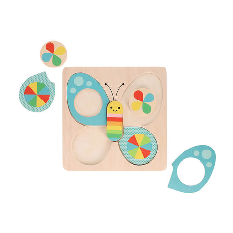 Puzzle encajes de madera MARIPOSA (PTC686)