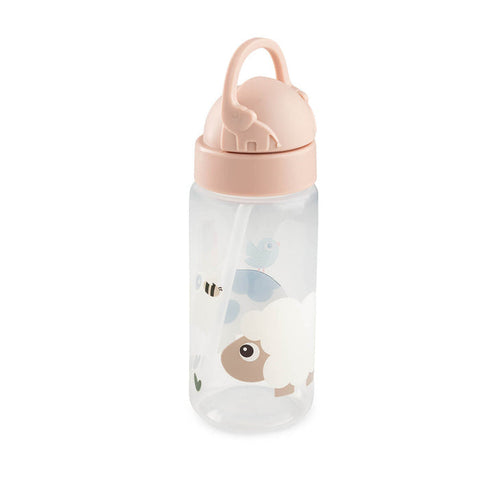 Botella con pajita Tiny Farm Powder 350 ml