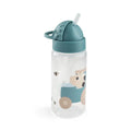 Botella con pajita Tiny Farm Blue 350 ml