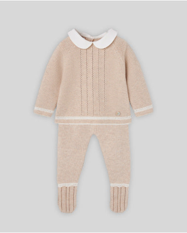 Conjunto de Jubón y Polaina de Algodón y Cashmere Lua - Paz Rodríguez