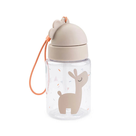 Botella con pajita Celebration Sand 280 ml
