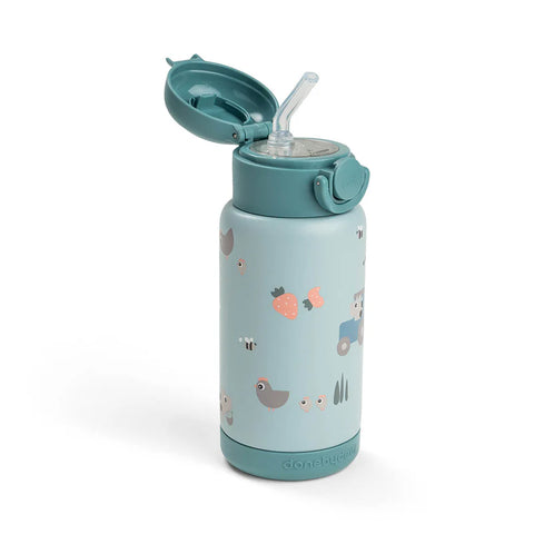 Botella térmica con pajita Tiny Farm 340 ml