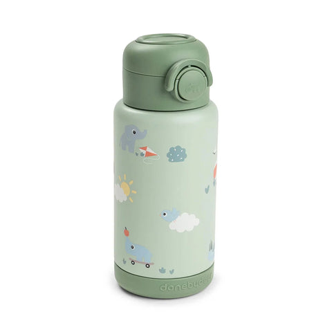 Botella térmica con pajita Playground 340 ml