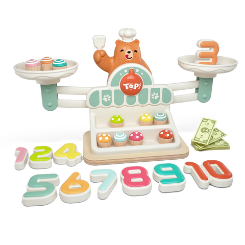 Balanza educativa Infantil Yummy Bear 123 Scale