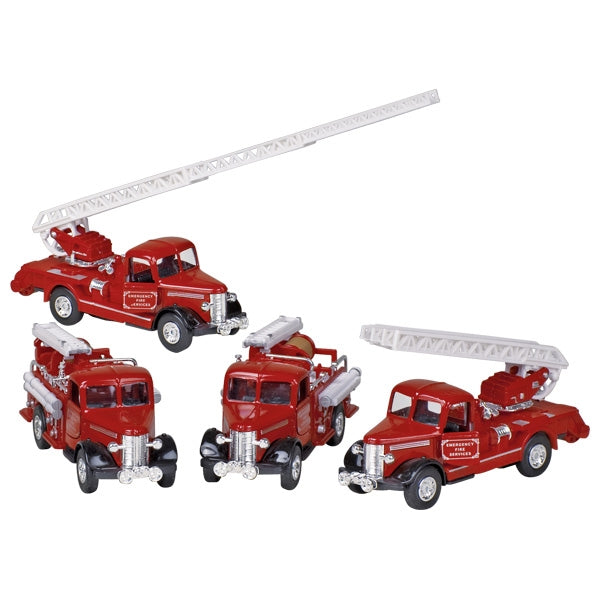 Camión de bomberos clásico de hojalata Goki