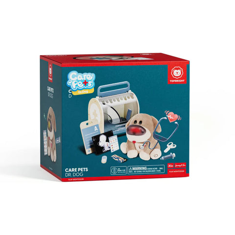 Set veterinario infantil Care Pets Dr. Dog Topbright
