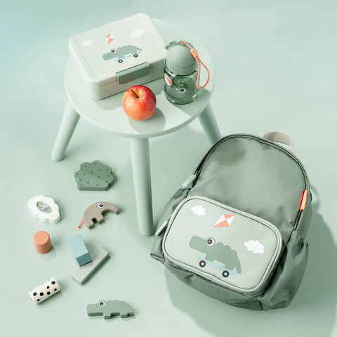 Caja de almuerzo Playground Green - interior