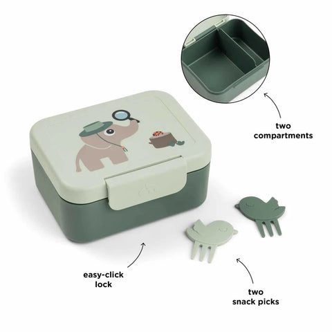 Fiambrera infantil Tiny Trails con picks Done by Deer