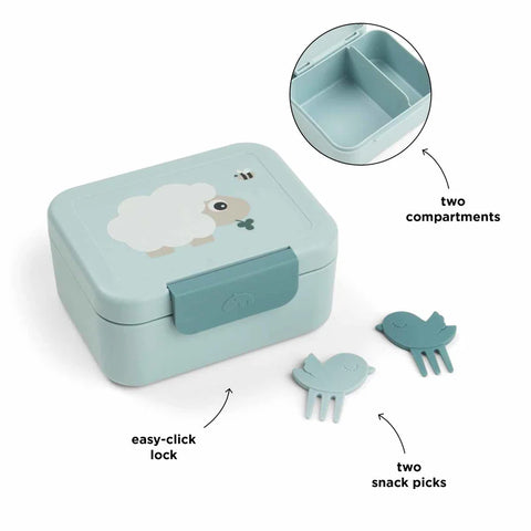 Fiambrera infantil Tiny Farm con picks Done by Deer