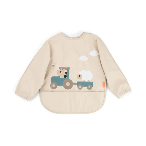 Babero con bolsillo y mangas Tiny Farm Done by Deer
