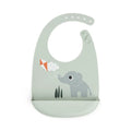 Babero de silicona Playground Green