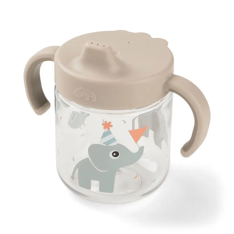 Vaso de aprendizaje con boquilla y dos asas Celebration