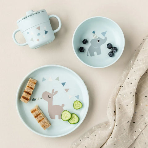Set de vajilla infantil Foodie con ventosa Celebration
