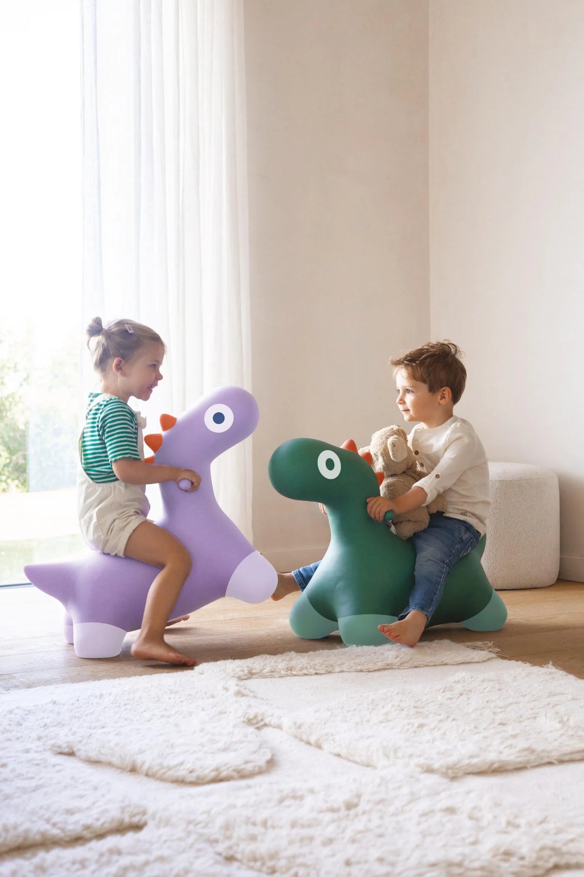 Dinosaurio Saltarin Hoppi Graden Green Quut