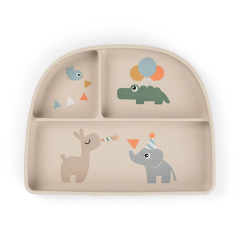 Plato compartimentado antideslizante Stick & Stay  Done by Deer