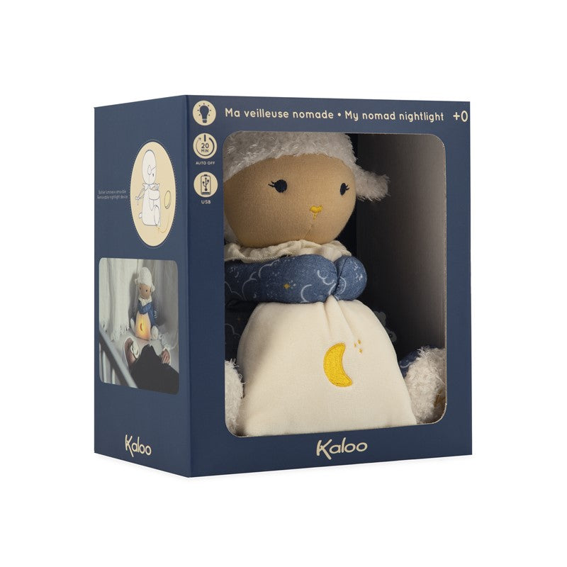 KALOO - Colección Petit Pas - Doudou para Bebé Conejito de Algodón Orgánico  20 cm, Gris (K969595)