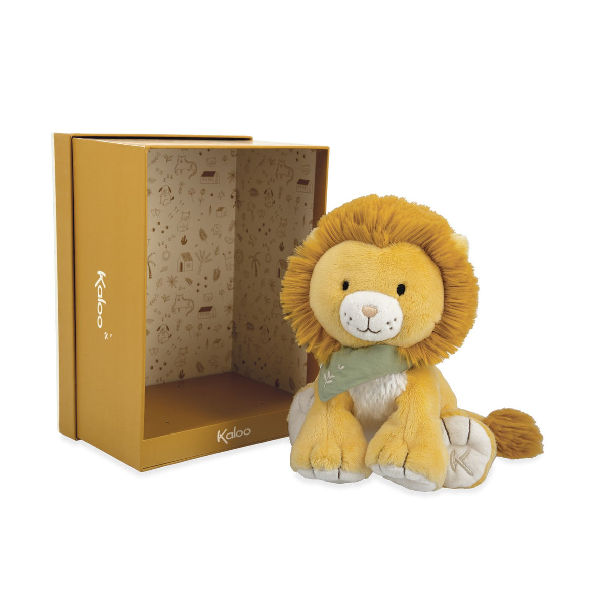 Peluche León nougat 17 cm Kaloo