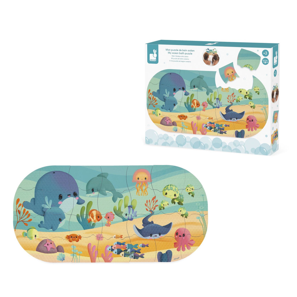 Puzzle de baño en el océano Janod