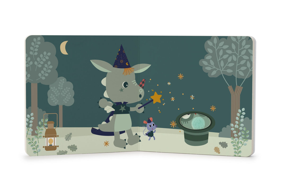 Libro de sonidos y texturas "Happy Forest" Lilliputiens