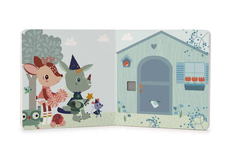 Libro de sonidos y texturas "Happy Forest" Lilliputiens